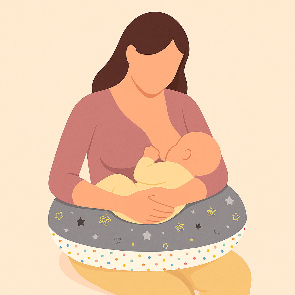 Baby Blue Nursing Pillow | Comfort for Every Feed