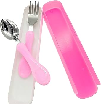 Praxon Kids Stainless Steel Fork & Spoon