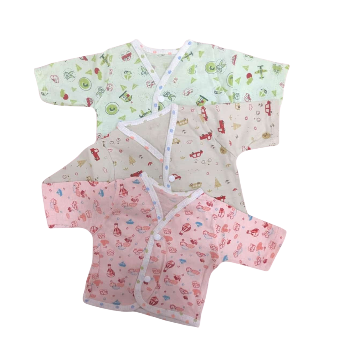 Baby Full sleeve cartoon vest (Pack of 3)