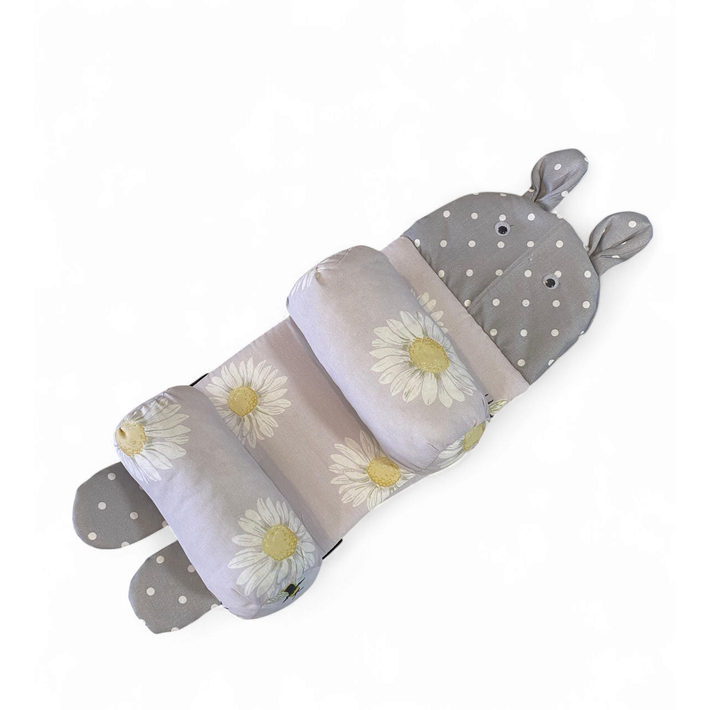 Baby Head Shaping Pillow Grey