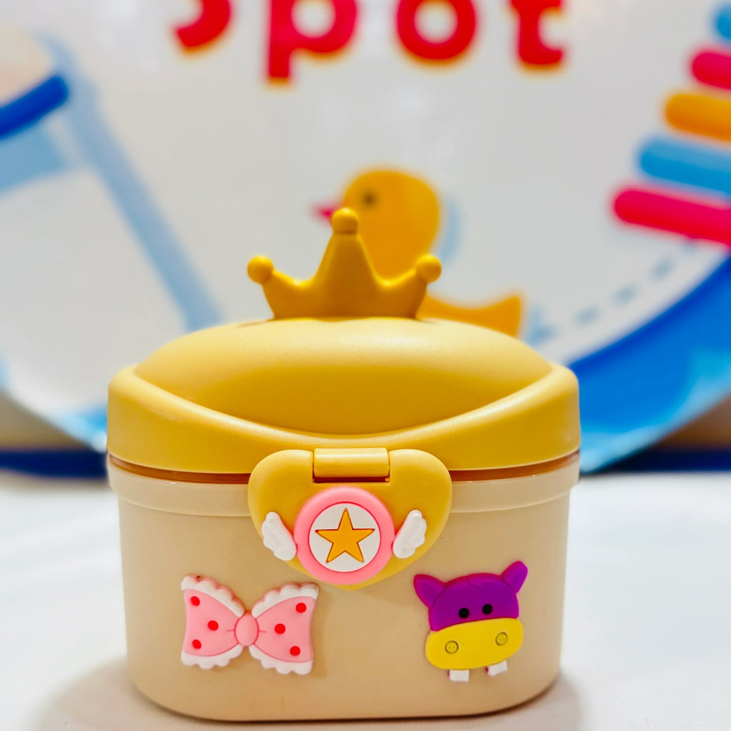 Infant powder milk containers