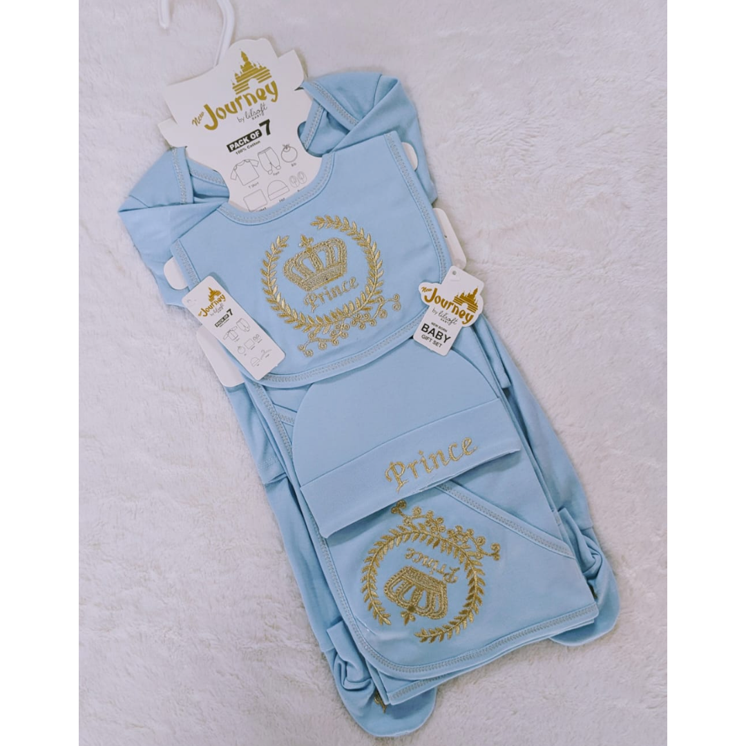 New born 7 Pc All in one suit set (0-3 months)