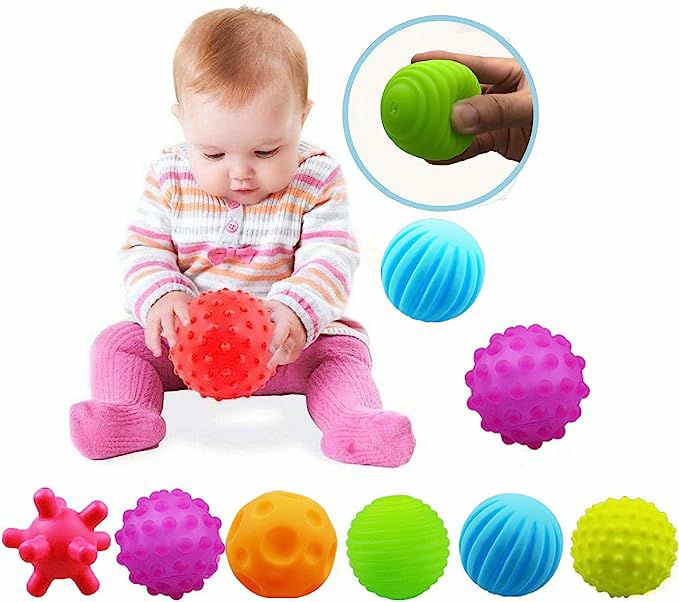 Massage Soft Ball Set | 6 Pcs Sensory & Sports Toy for Kids