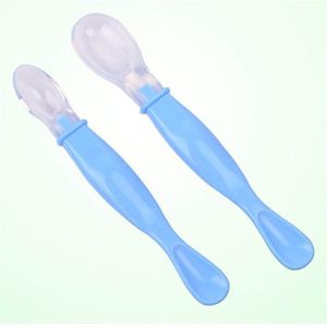 Baby 2Pc Silicon Spoon