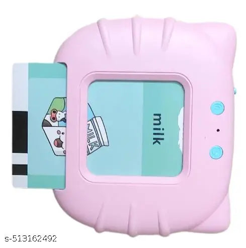 Kids Pink Rechargeable Educational talking Flashcards