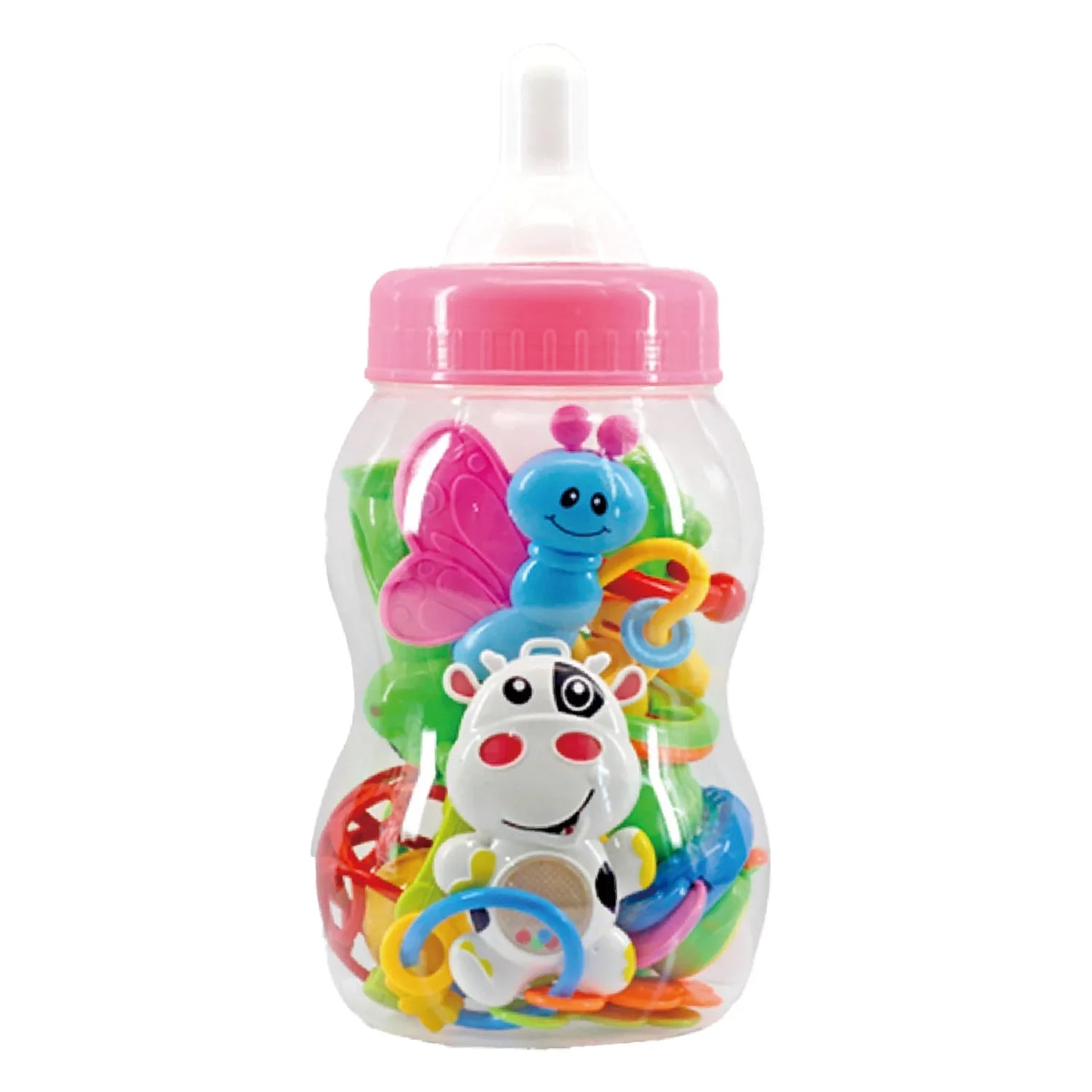 Baby 12 Pc rattle set feeder