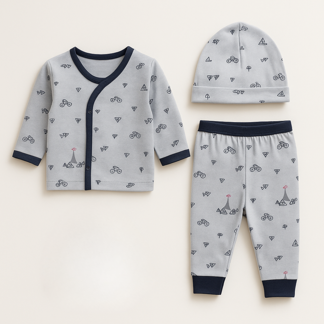 Infant 3 Pc Interlock Starter Set