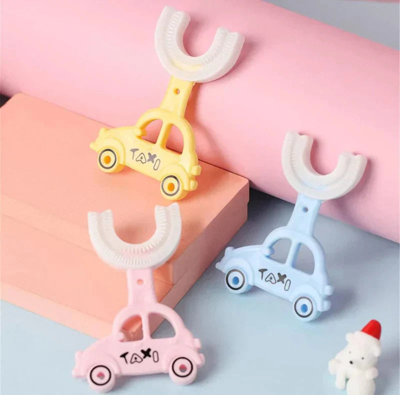 Kids Taxi shaped Silicon toothbrush