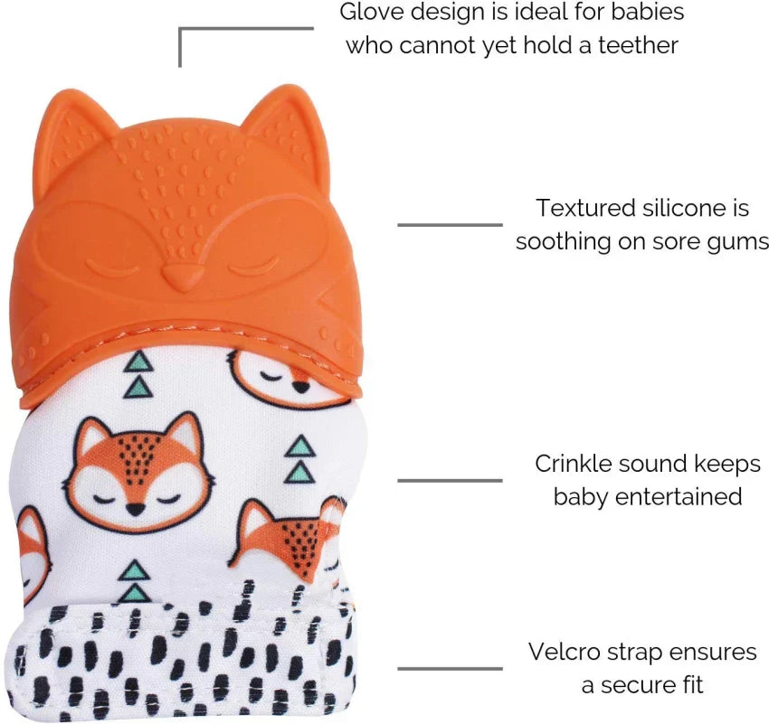 infant silicon teething glove