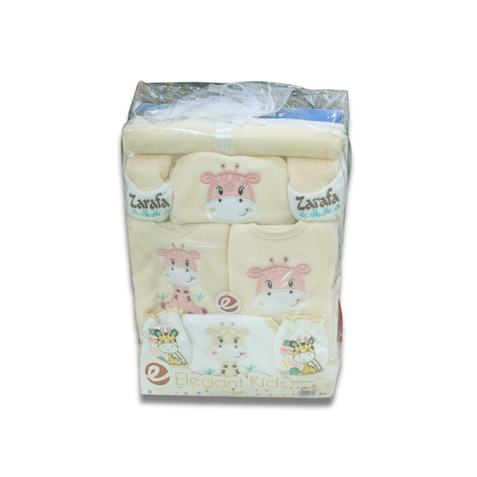Newborn 8-Piece Yellow Winter Baby Blanket Set