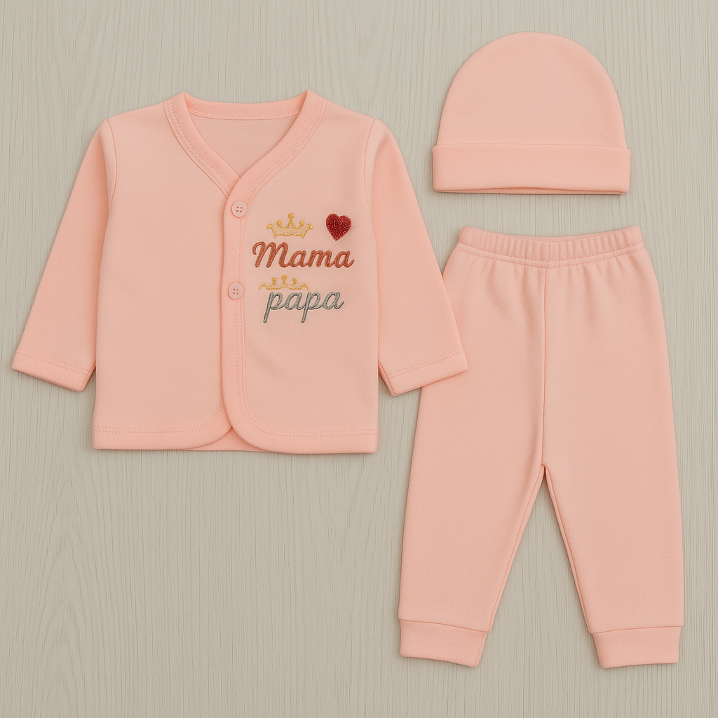 Newborn pack of 3  Fleece Starter Set