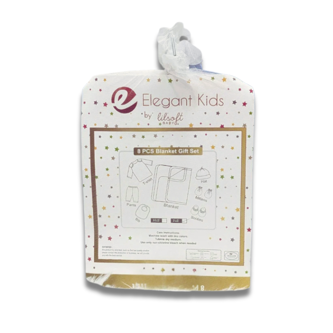 Newborn 8-Piece Yellow Winter Baby Blanket Set