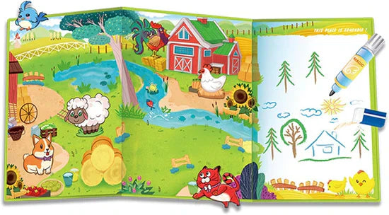 15pc Magnetic Puzzle "The Farm" kids Education puzzle