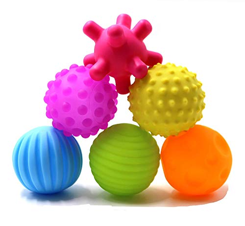Massage Soft Ball Set | 6 Pcs Sensory & Sports Toy for Kids