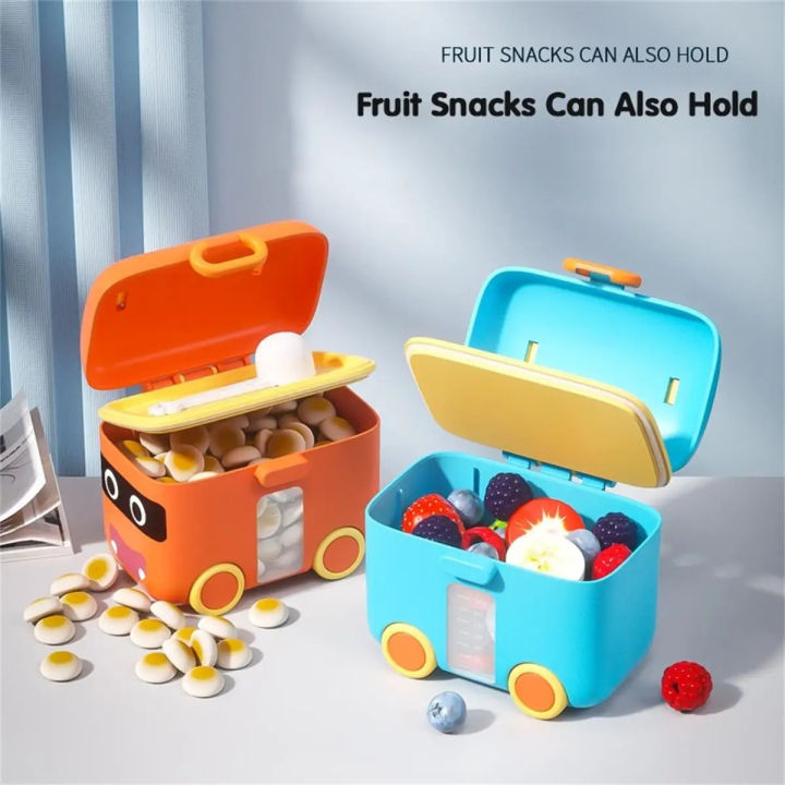 Baby milk powder storage container box