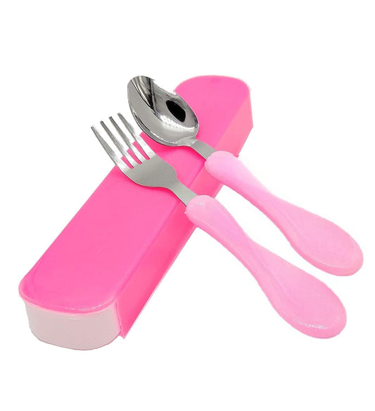 Praxon Kids Stainless Steel Fork & Spoon