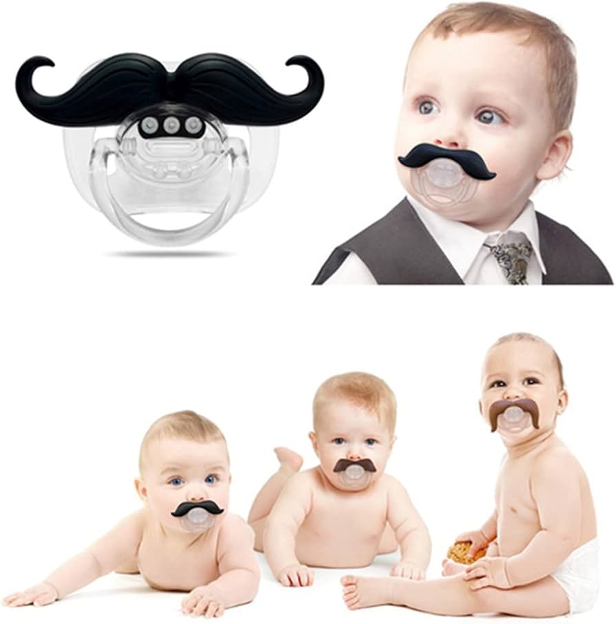 Baby Stylish Mustache Pacifier