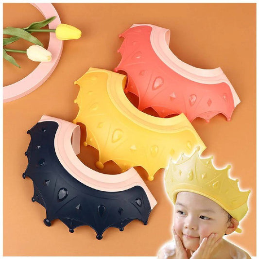 Baby adjustable Bathing Crown Hat
