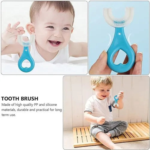 Kids U-shaped toothbrush  (Pack of 3)