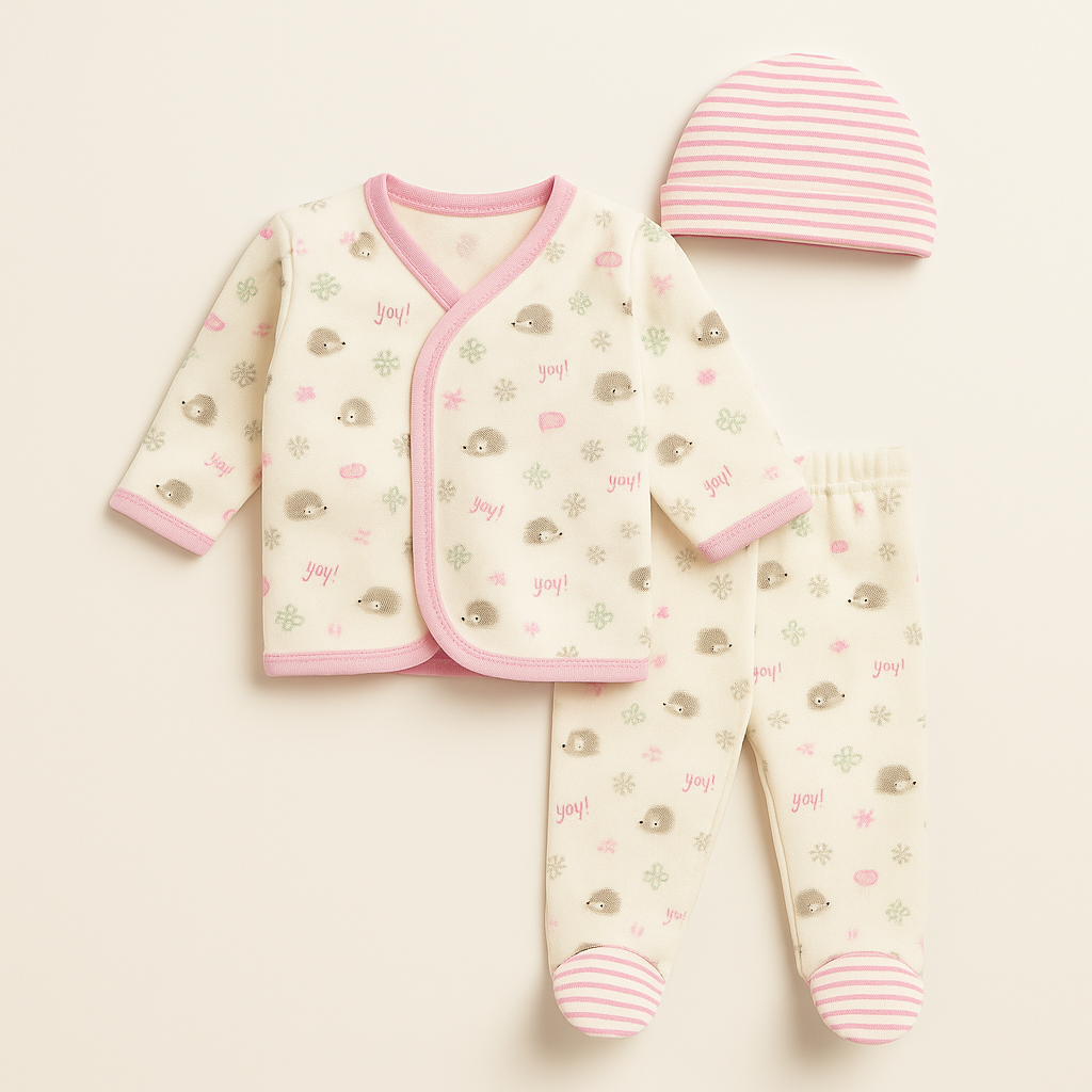 Infant 3 Pc Interlock Starter Set