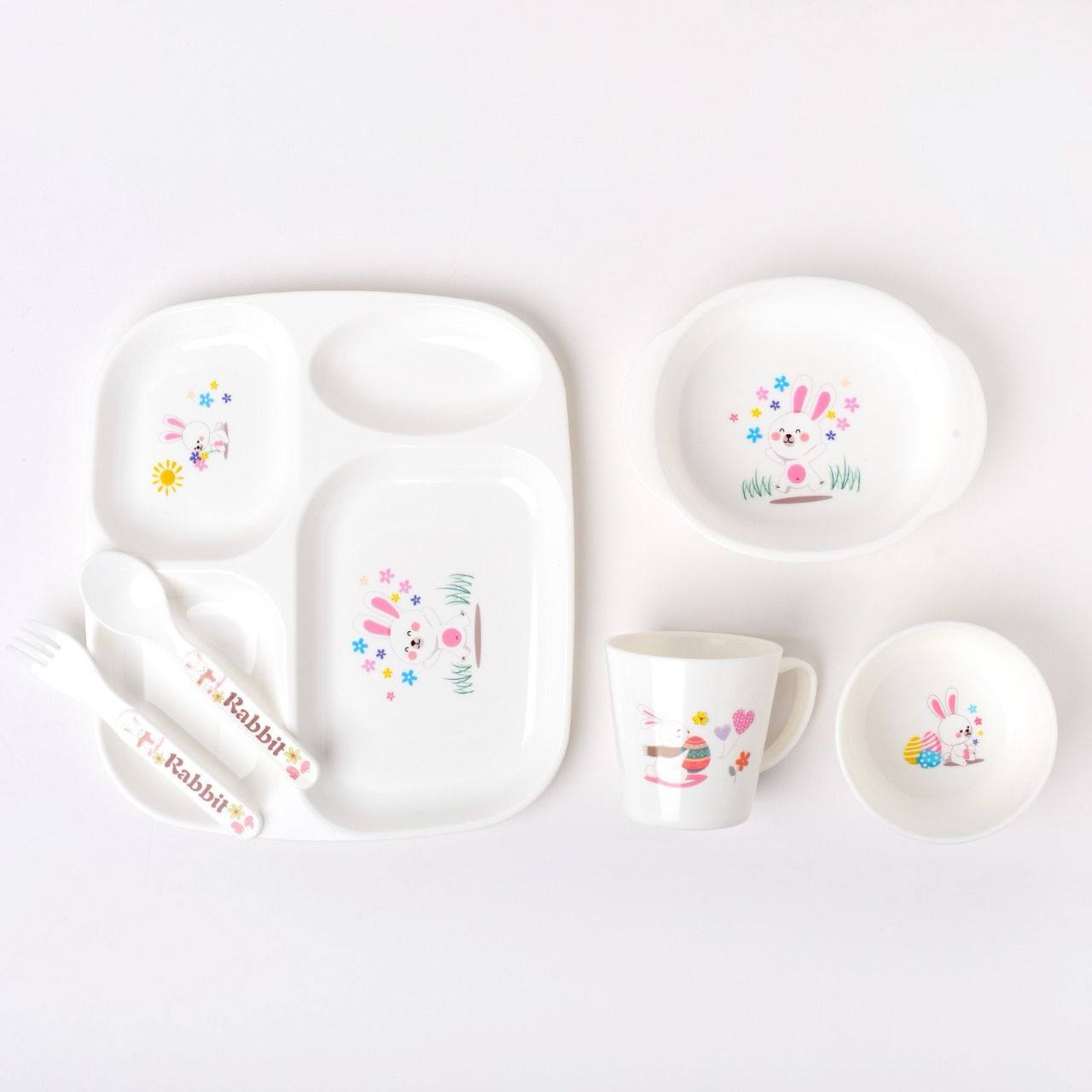 6 Pc Kids Tableware Feeding set