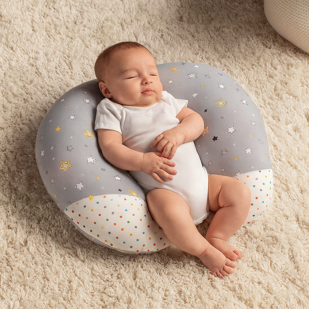 Baby Grey  Nursing Pillow | Comfort for Every Feed