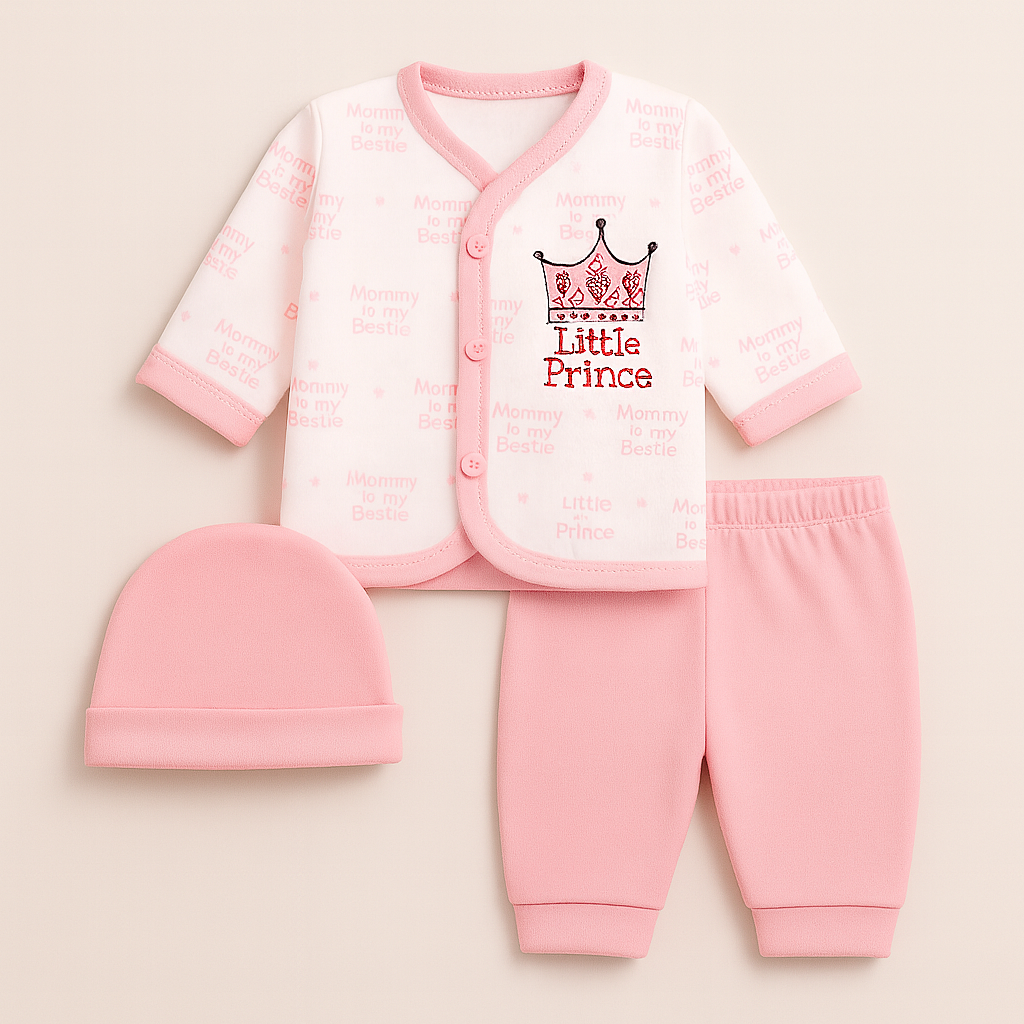 Newborn pack of 3  Fleece Starter Set