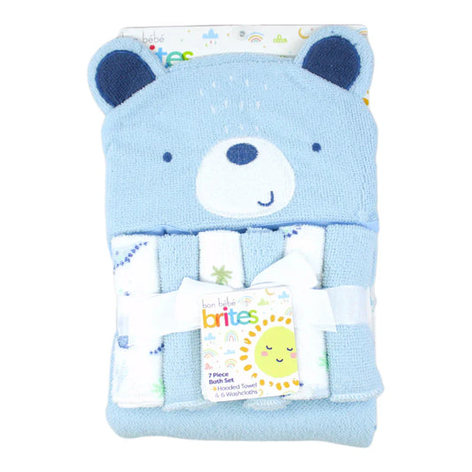 7 Pc Bon bebe bear Bath set