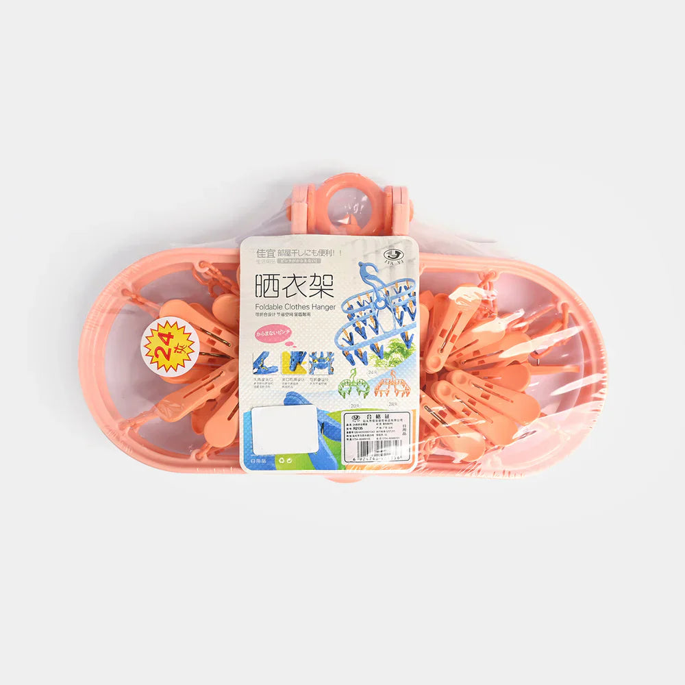 Laundry Mini Hanger with 24 clips