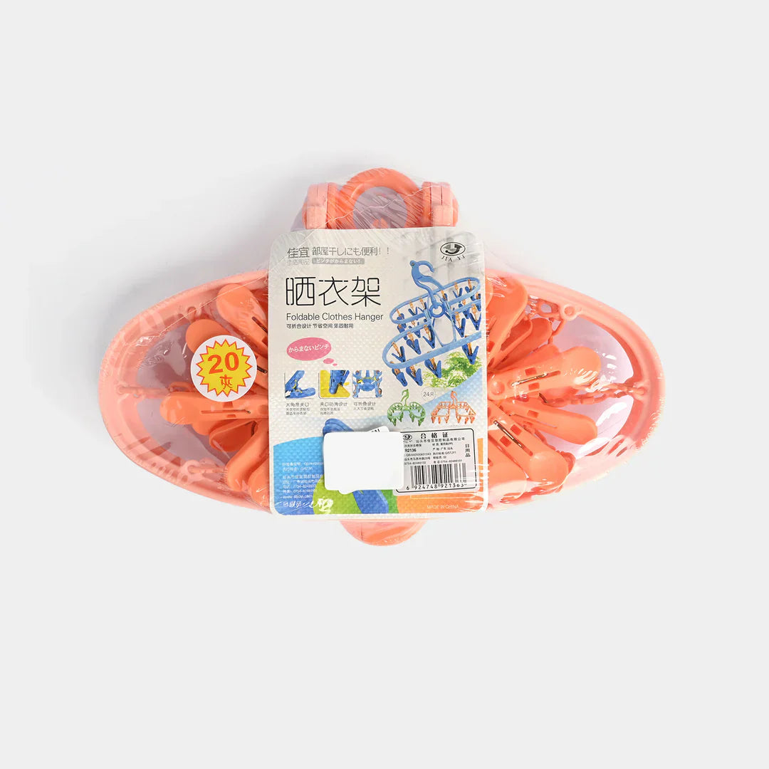 Laundry Mini Hanger with 20 clips