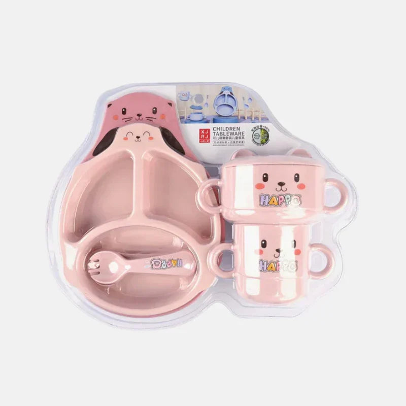 Baby Multicolor 7 Pc Table Feeding Set
