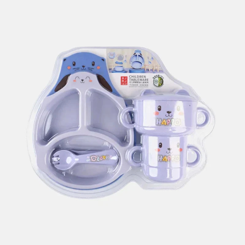 Baby Multicolor 7 Pc Table Feeding Set