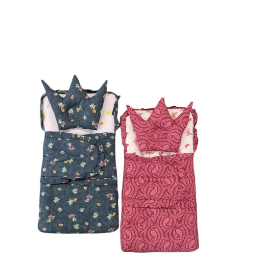 Printed Carry Nest with Crown Pillow