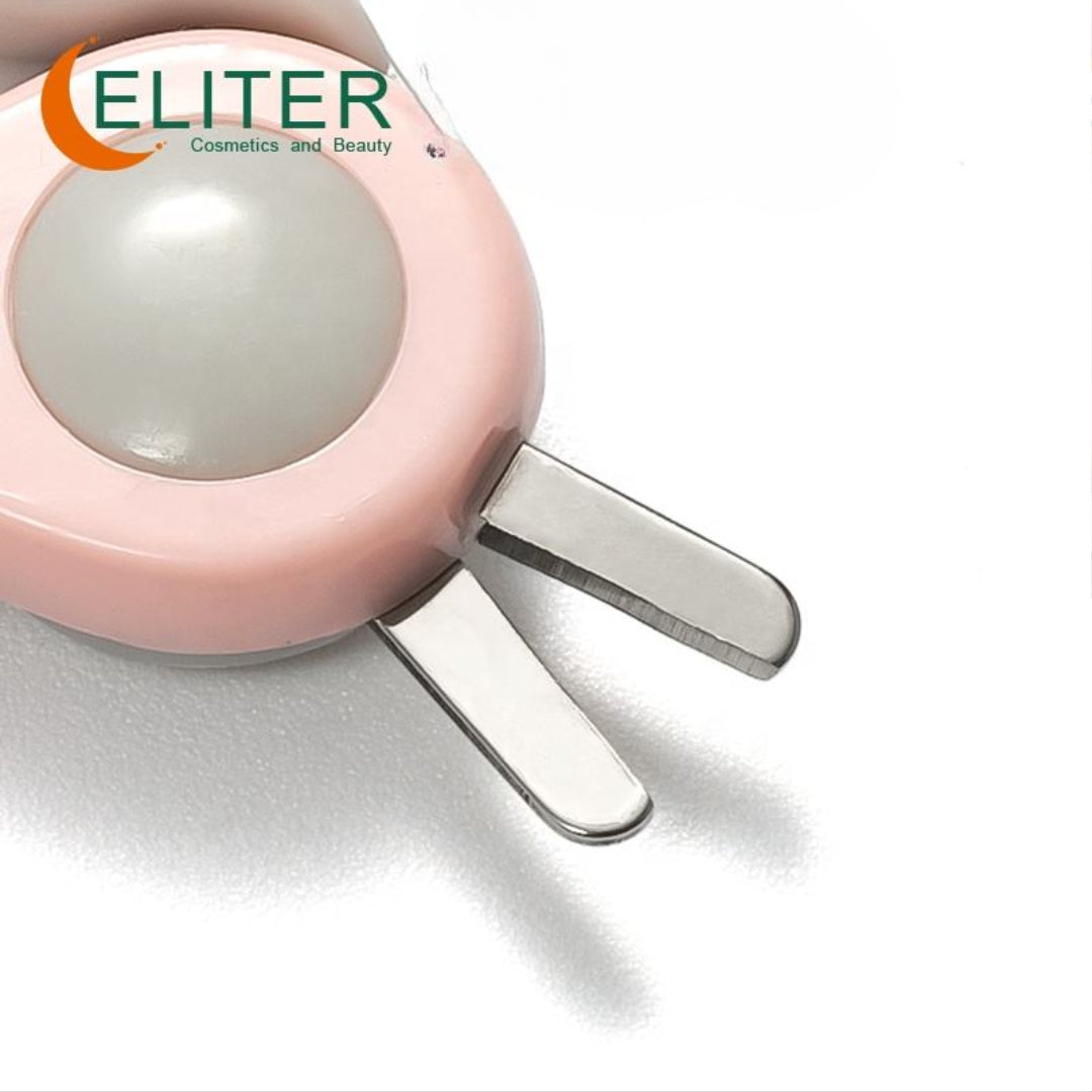 newborn Safety Nail Scissors Pink & Grey