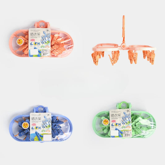 Laundry Mini Hanger with 24 clips