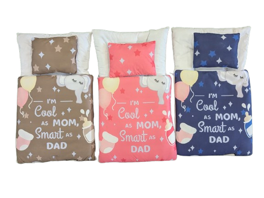 2 Pc Infant Cool mom Smart dad Nest