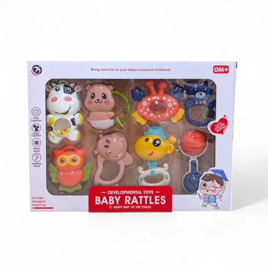 Baby 8 Pc Rattle Set