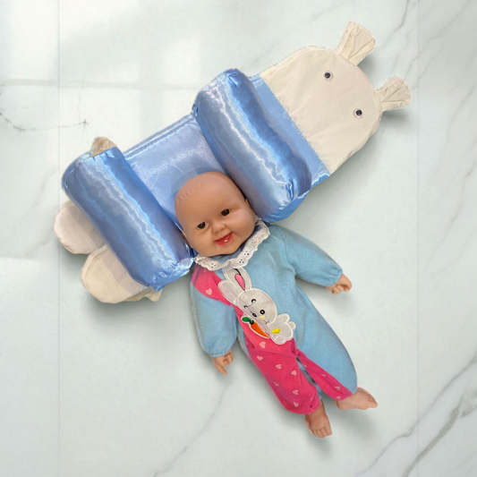 Baby Head Shaping Pillow Blue
