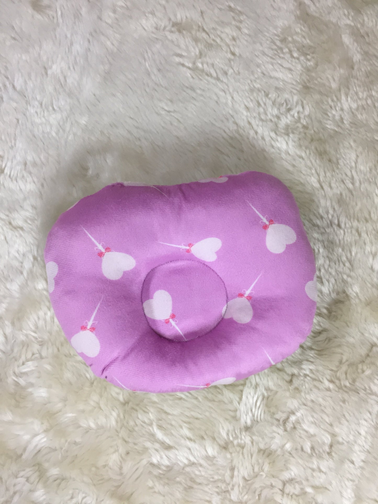 “Hello Baby Girl” + Pillow Light Pink Velvet Carry Nest