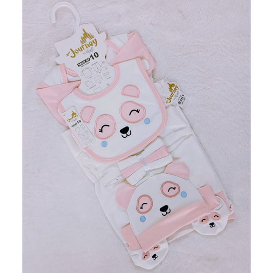 New born 10 Pc All in one suit set (0-3 months)