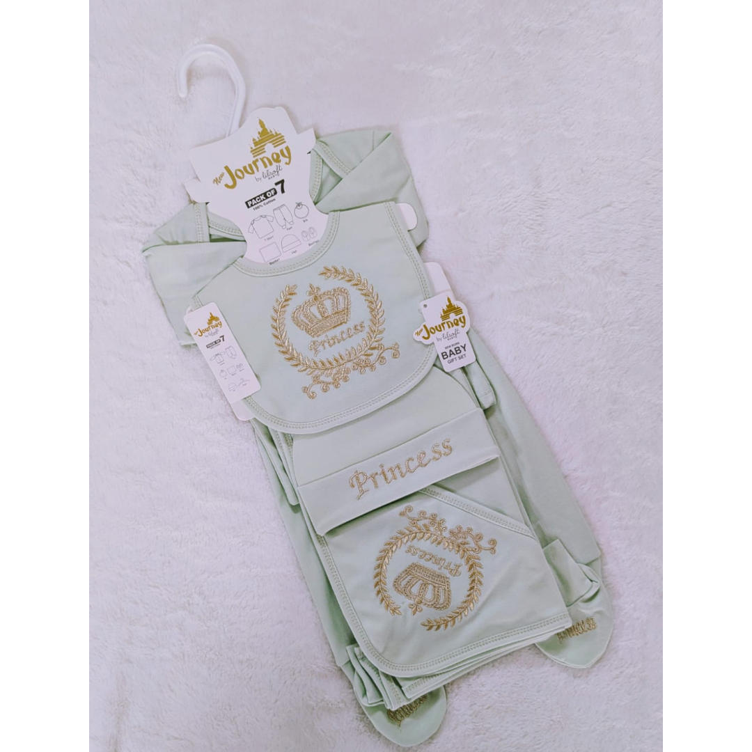 New born 7 Pc All in one suit set (0-3 months)