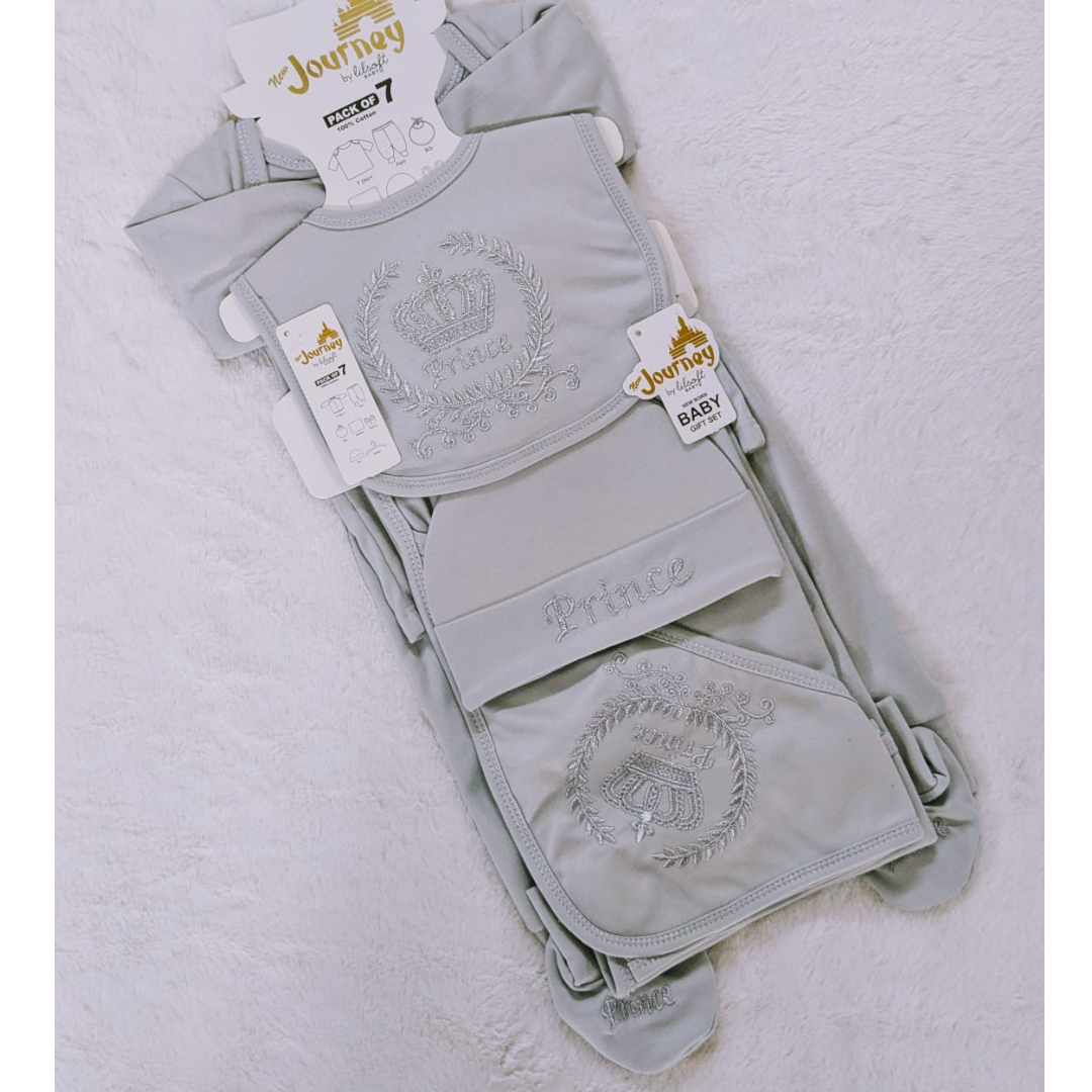 New born 7 Pc All in one suit set (0-3 months)