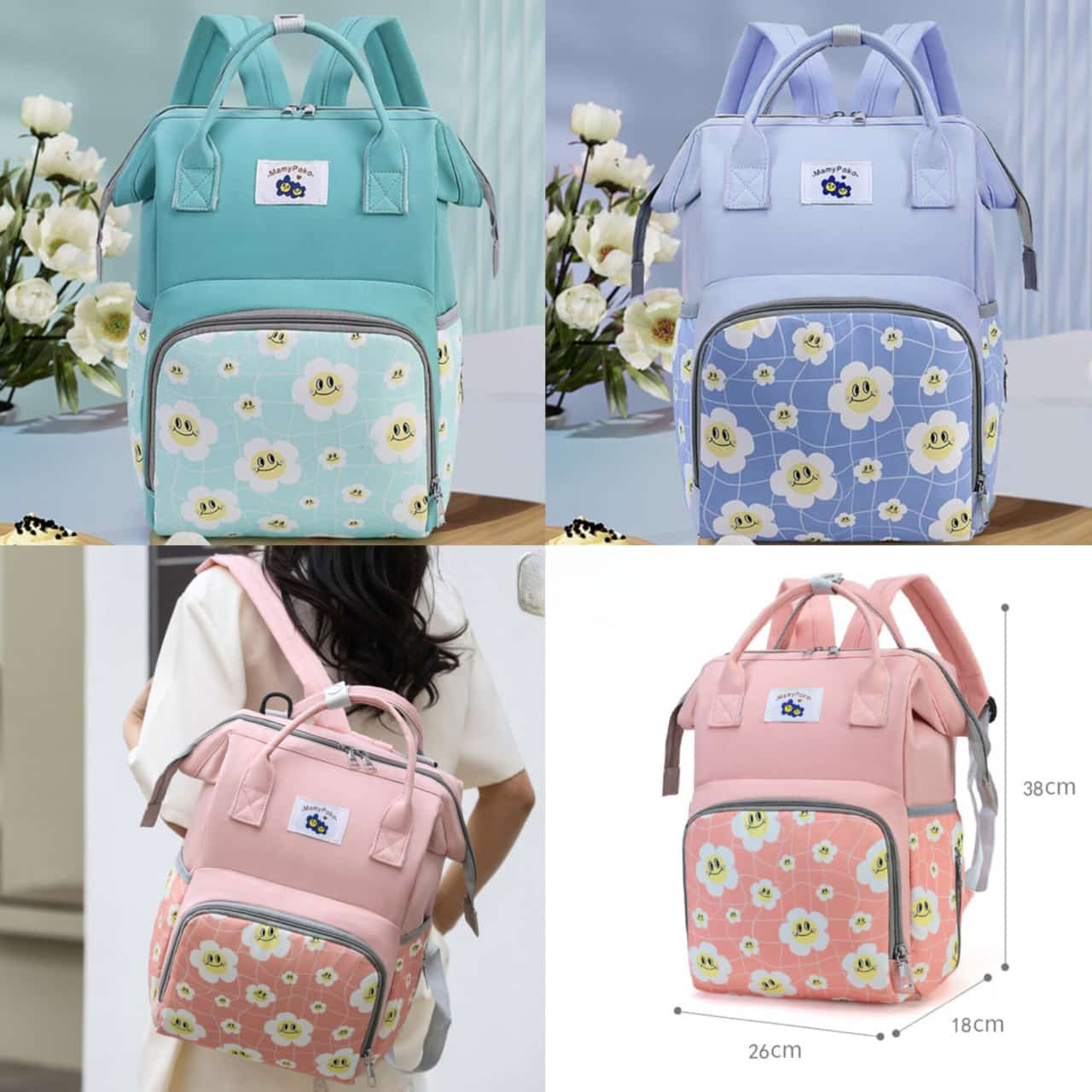 Pink Diaper bag for kids