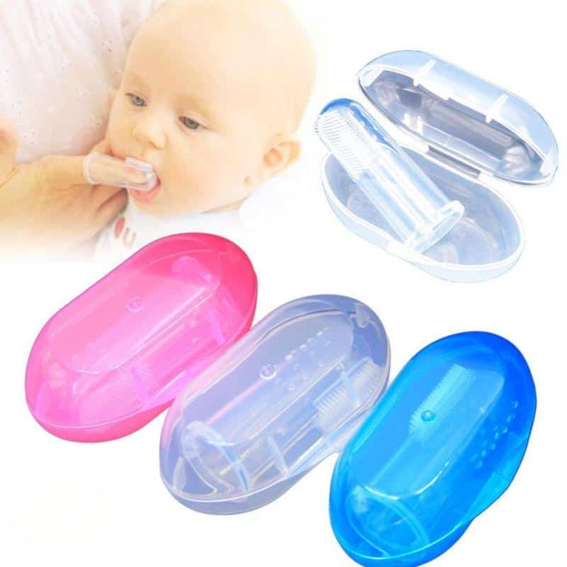 Baby Silicon finger brush (Pack of 3)
