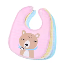 Baby waterproof Cartoon Bibs ( Pack of 3)