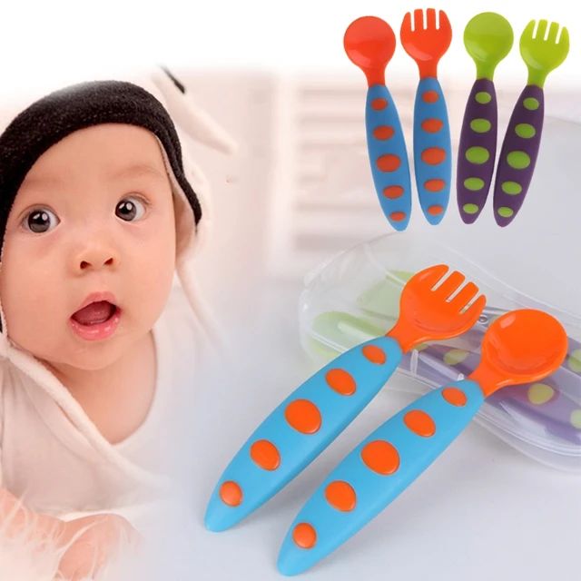 Baby Multicolor Fork & Spoon Set