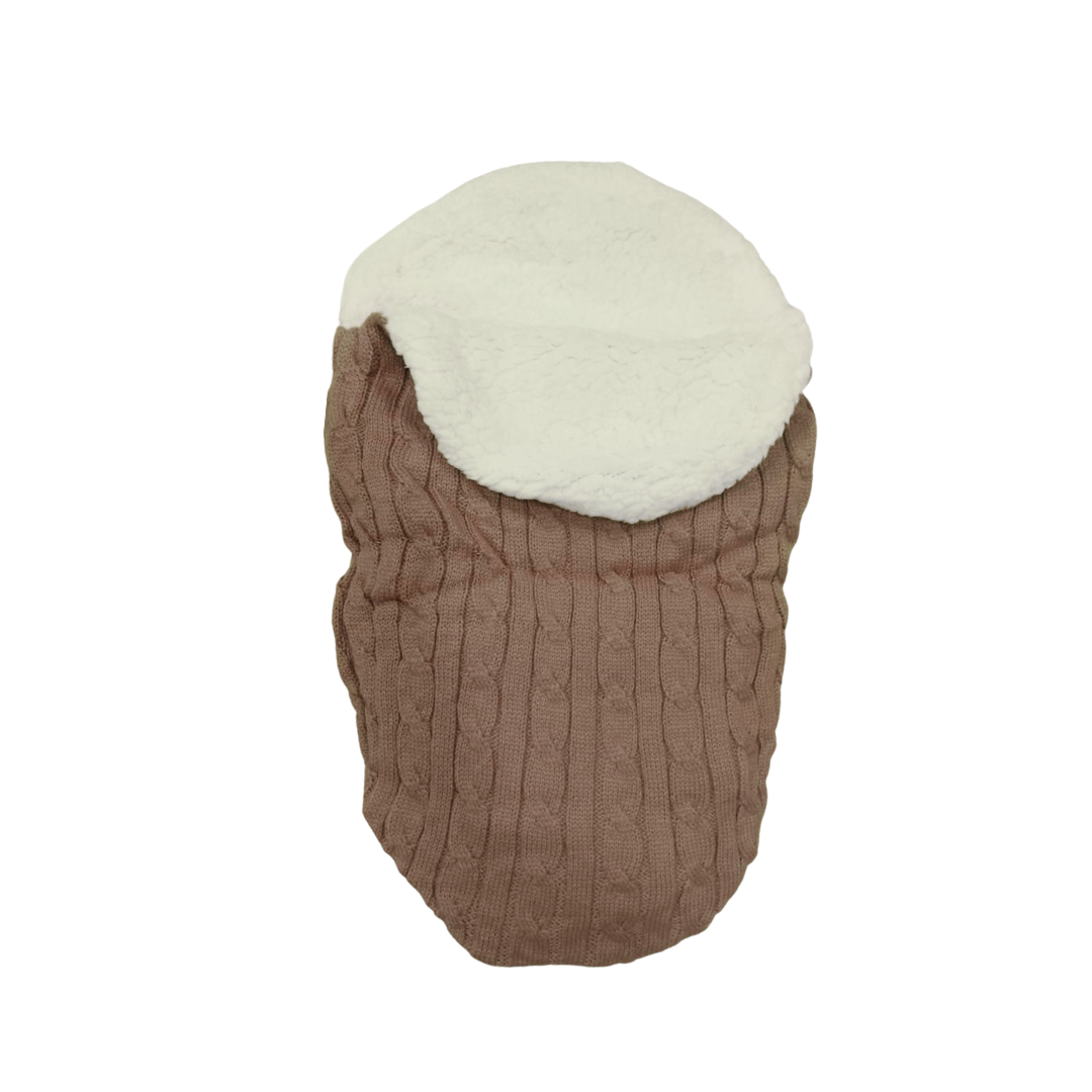 Brown Winter Swaddle for Babies