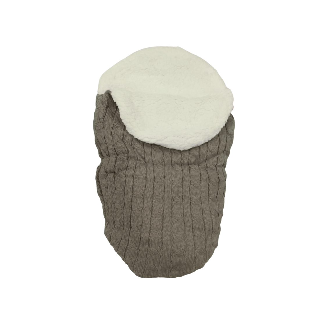 Grey Winter Swaddle for Babies