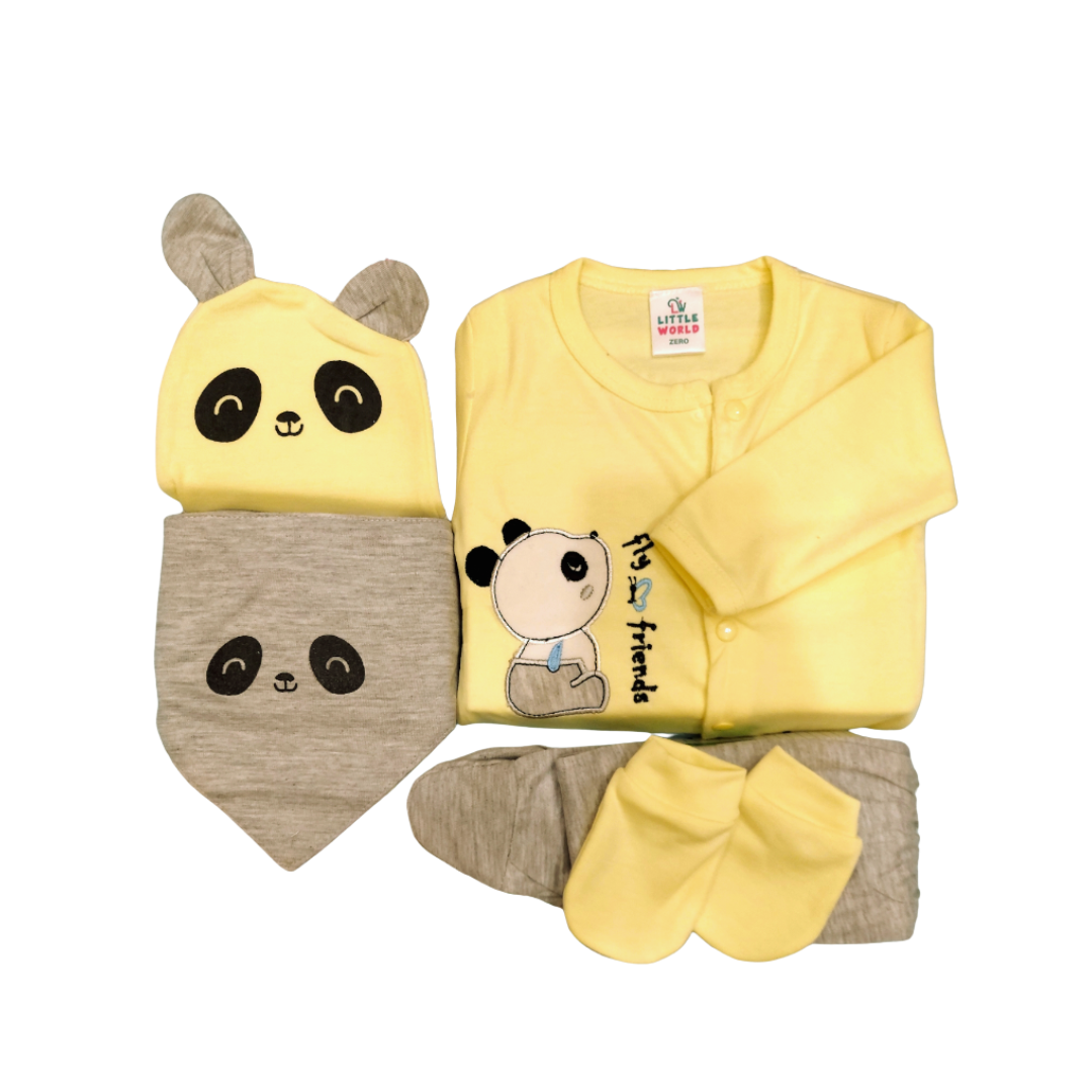 Infant Panda design Gift Set (6 Pc)