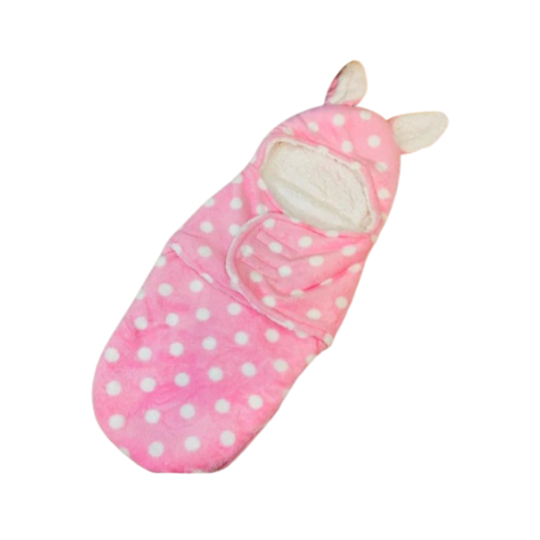 Dreamy Fleece Baby Swaddle | Cozy Sleeping Bag for Newborns (0–7M)